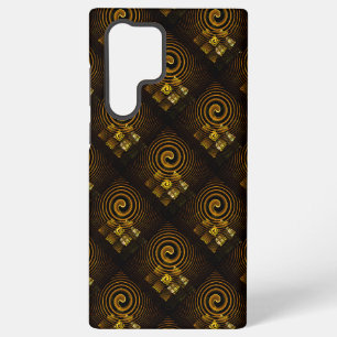 Gold Modern Boho Elegant Abstract Art Pattern #502 Samsung Galaxy Case