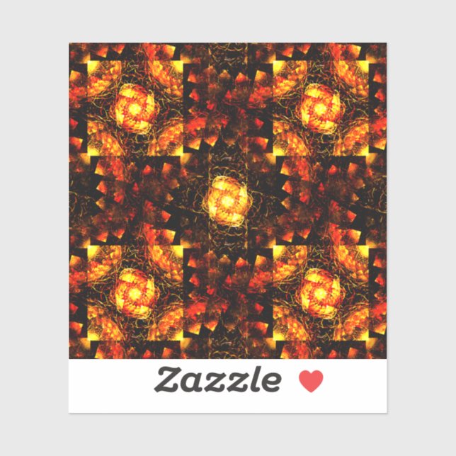 Gold Modern Boho Elegant Abstract Art Pattern #506 (Sheet)