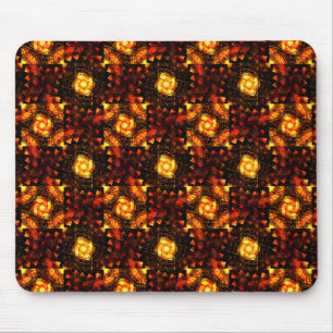 Gold Modern Boho Elegant Abstract Art Pattern #506 Mouse Pad