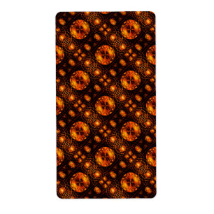 Gold Modern Boho Elegant Abstract Art Pattern #507