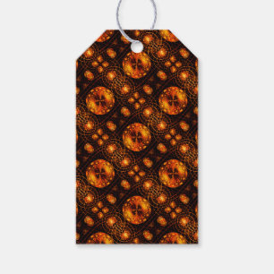 Gold Modern Boho Elegant Abstract Art Pattern #507 Gift Tags