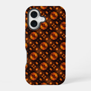 Gold Modern Boho Elegant Abstract Art Pattern #507 iPhone 16 Case