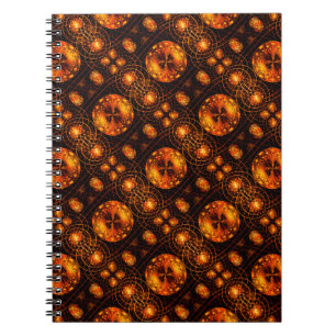 Gold Modern Boho Elegant Abstract Art Pattern #507 Notebook
