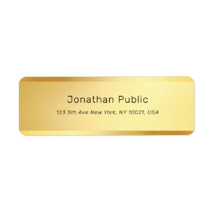 Gold Modern Elegant Simple Professional Template