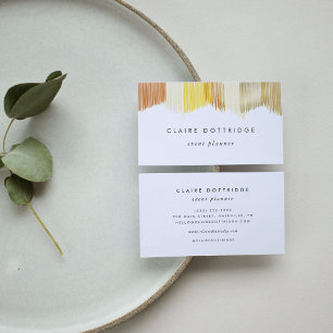 Gold Modern Fringe Business Card