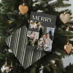 Gold Modern Merry 3 Photo Collage Grey Christmas<br><div class="desc">Let this Gold Modern Merry 3 Photo Collage Grey Christmas Foil Holiday Card be a beautiful reminder of your best memories! This sophisticated design is both clean and minimal yet still radiates festive vibes with its chic typography that warmly welcomes viewers with the word ‘merry’ in shimmering gold foil. With...</div>