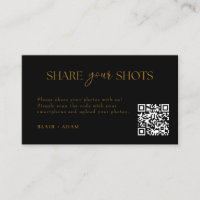 Gold Modern Script Capture The Love QR code