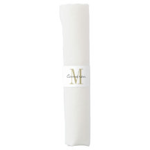 Gold Monogram Initial and Name Personalised Gift