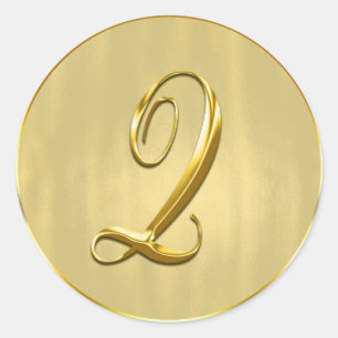 Gold Monogram Q Seal Wedding Invitation Holiday