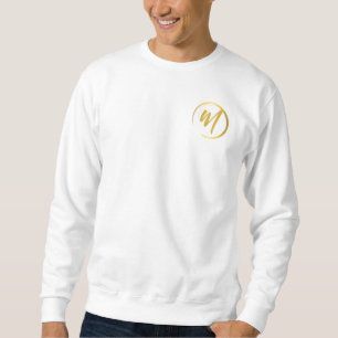 Gold Monogram  Sweatshirt