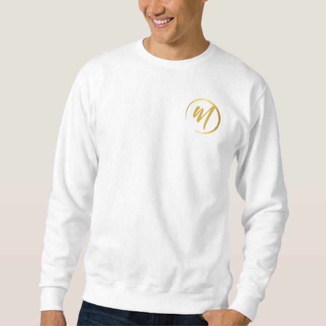 Gold Monogram  Sweatshirt (Front)