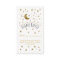 Gold Moon & Stars Baby Shower Diaper Raffle Ticket
