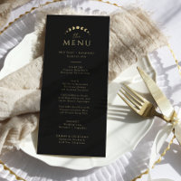 Gold Moon Wedding Menu