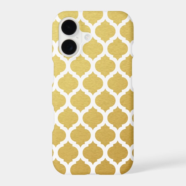 Gold Moroccan Pattern iPhone 7 Case (Back)