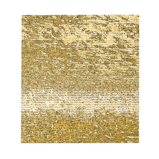 Gold mosaic pattern notepad (Front)