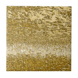 Gold mosaic pattern tile
