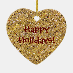 Gold Mosaique Ceramic Tree Decoration