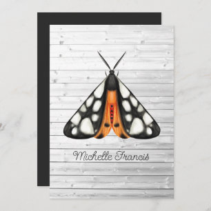Gold Moths Invitation