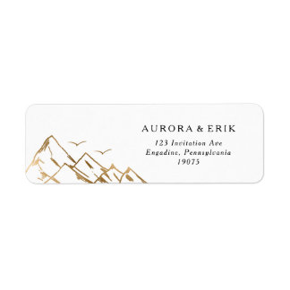Gold Mountain Return Address Label