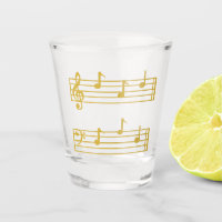 GOLD MUSIC LOVER DAD GIFT PIANO MUSICAL NOTES