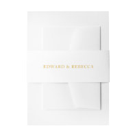 Gold Names Elegant Simple Wedding