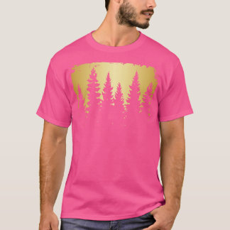 Gold Nature Scene T-Shirt