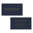 Gold Navy Blue | Minimalist Modern Professional