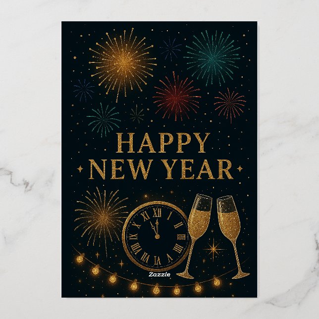 Gold New Year (Back)