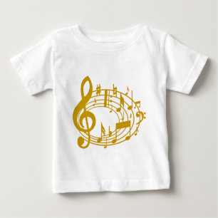 Gold Notes_ Baby T-Shirt