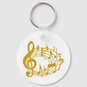 Gold Notes_ Key Ring