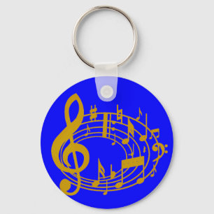 Gold Notes_ Key Ring