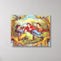 Gold Nuggets: Antique Cigar Label Wild West Art