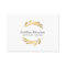 Gold Olive Branch Wreath Logo