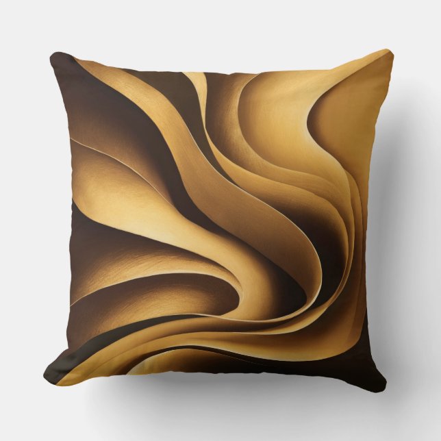 Gold Ombre Effect  Cushion (Front)