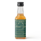 Gold on Emerald Green Wedding Thank You Mini