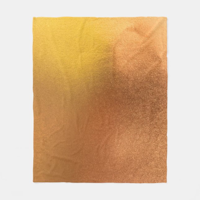 Gold or foil colour texture background abstract, a fleece blanket (Front)