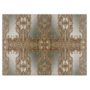 Gold Ornate Cutting Board