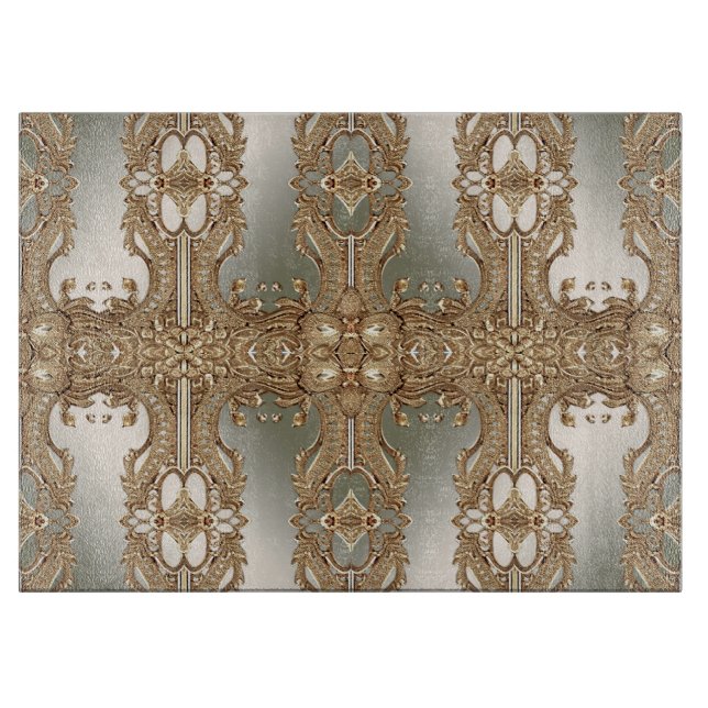 Gold Ornate Cutting Board (Front)