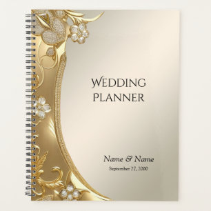 Gold Ornate Floral Planner