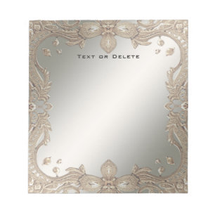Gold Ornate Frame Notepad