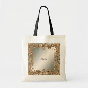 Gold Ornate Frame Tote Bag