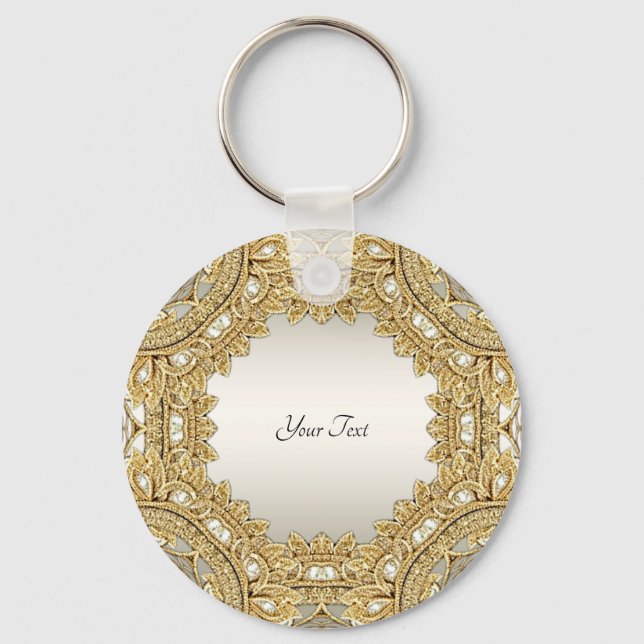 Gold Ornate Keychain (Front)