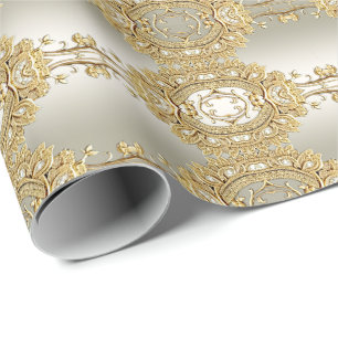 Gold Ornate Wrapping Paper