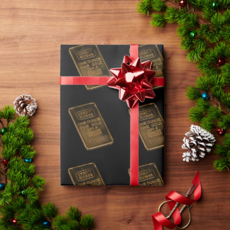 Gold Ounce Wrapping Paper