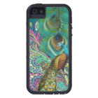 Gold Paisley Peacock & Feather You Choose Colour