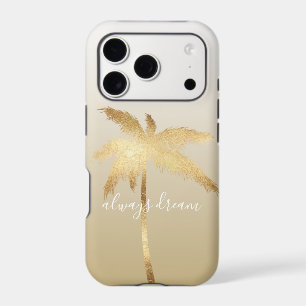 Gold Palm Tree Dream Ombre