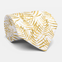 Gold Palm Tree Fronds Tropical