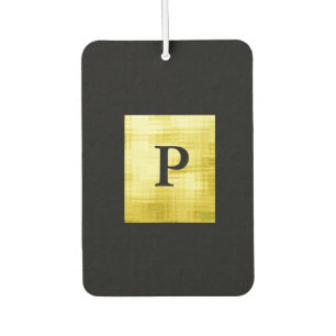 Gold-Paneled Black-II  Air Freshener