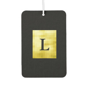 Gold-Paneled Black-II  Air Freshener