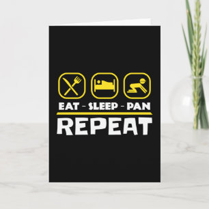 Gold panning prospecting East Sleep Pan Repeat Card